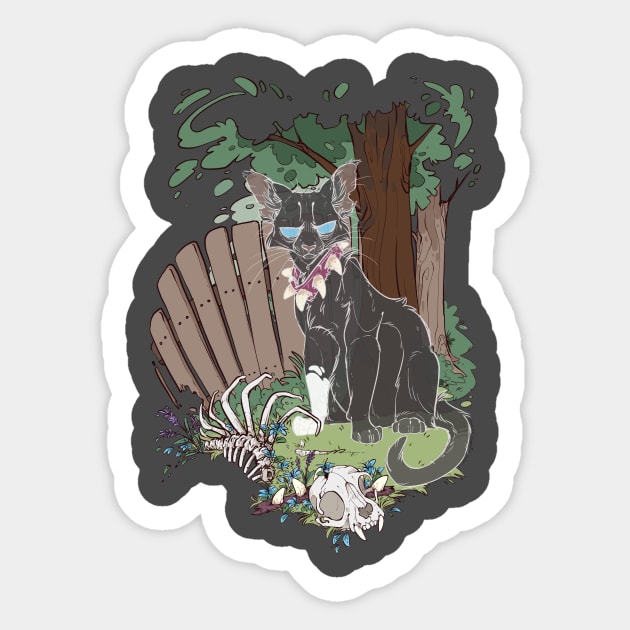 The Grave of Scourge Sticker by FoxintheBushStudios